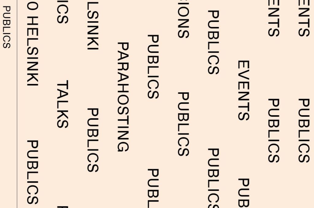 "Publics" tekstiä.